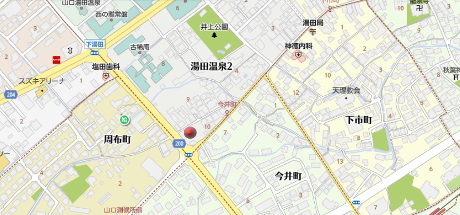 湯田温泉2丁目 M駐車場